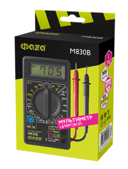 1Измерительное оборудование мультиметр цифровой m830b | 5000377 | фаzа выгодная цена