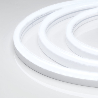 1Ленты светодиодные гибкий неон arl-neon-2615-side 24v white (arlight, 8 вт/м, ip65) | 030865 | arlight выгодная цена