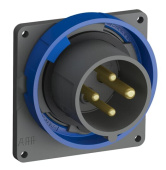 Разъемы промышленные вилка с прямым фланцем easy&safe 316ebu9w,16a,3p+e,ip67,9ч|2cma101266r1000| abb выгодная цена