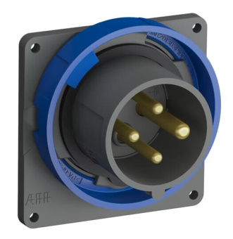 1Разъемы промышленные вилка с прямым фланцем easy&safe 316ebu9w,16a,3p+e,ip67,9ч|2cma101266r1000| abb выгодная цена