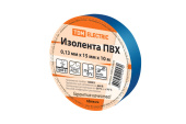Изделия для монтажа и опрессовки кабеля изолента пвх 0,13*15мм синяя 10м | sq0526-0025 | tdm выгодная цена