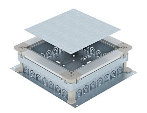 1Системы для прокладки кабеля в полах монтажное основание под заливку в бетон 410x367x115 мм (сталь) (uzd 170 250-3 r) | 7410045 | obo bettermann выгодная цена