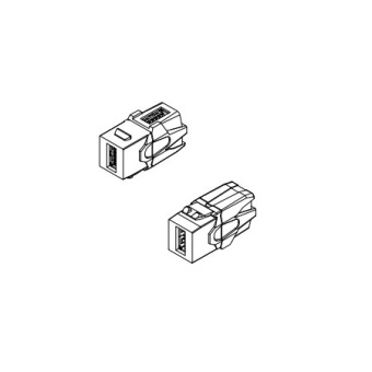 1Розетки, адаптеры и модули Keystone kj1-usb-va3-wh вставка формата keystone jack с проходным адаптером usb 3.0 (type a), 90 градусов, rohs, белая | 247404 | hyperline выгодная цена