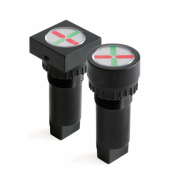 Кнопки, светосигнальные лампы и кнопочные посты индикатор положения, винт. подкл., уст.размер 22/48, квад., крас./зел., 24в, | ac4s24rg24 | dkc выгодная цена