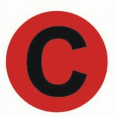 Знаки электробезопасности и оградительные ленты наклейка "c" d=20мм proxima | an-2-9-2 | ekf выгодная цена