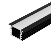 Ленты светодиодные профиль pds-f-2000 anod black | 017642 | arlight выгодная цена
