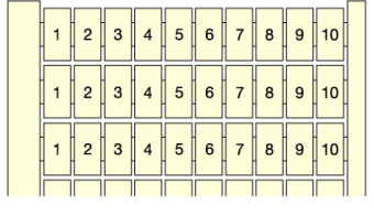 1Клеммные соединения маркировка rc1010 10x(17 a 24) , гориз. | 1sna238004r0600 | te выгодная цена