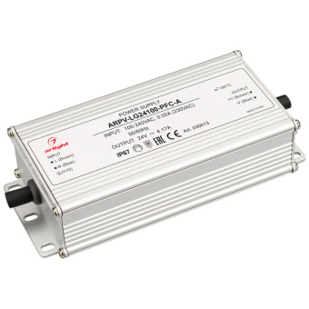 1Ленты светодиодные блок питания arpv-lg24100-pfc-a (24v, 4.17a, 100w) | 030013 | arlight выгодная цена