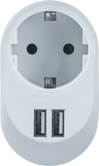 1Удлинители, удлинители на катушке, катушки переносные адаптер 61 454 nad-usb01-1e-c-wh с/з 1 гн. usb3.4a |61454 |navigator выгодная цена