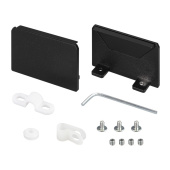 Ленты светодиодные заглушка sl-linia69-fantom seamless black глухая (arlight, металл) | 034874 | arlight выгодная цена