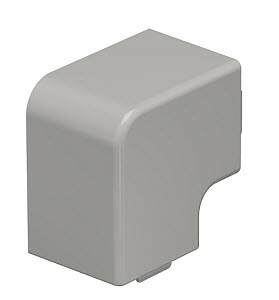 1Кабельные каналы крышка плоского угла кабельного канала wdk 40x40 мм (пвх,серый) (wdk hf40040gr) | 6158668 | obo bettermann выгодная цена