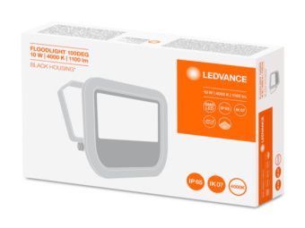 1Прожекторы прожектор светодиодный до-10вт 4000к 1100лм ip65 черный ledvance | 4058075097407 | ledvance выгодная цена