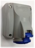 Разъемы промышленные розетка накладная - p17 tempra pro - ip 44 - 200/250 в~ - 16 a - 3к+н+з | 555156 | legrand выгодная цена