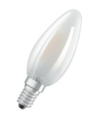 Лампы (источники света) лампа светодиодная матовая, е14 parathom cl b gl fr 40 non-dim 4w/827 e14 | 4058075287785 | osram выгодная цена