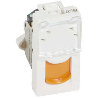 1Розетки, выключатели, звонки электрические mosaic rj45 utp 6a 1м оранж.шторка | 076527 | legrand выгодная цена