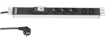 1Шкафы и стойки телекоммуникационные 19 блок розеток sht19-3sh-2iec-b-2.5eu д.19"шк.,гориз.,с автом.выкл.,3xschuko(16a)+2xiec 320 c13(16a),482.6x44.4x44.4мм(дхшхв) | 29202 | hyperline выгодная цена