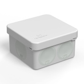 Коробки распределительные коробка распределительная 70х70х40мм ip66 6 вводов серая для прямого монтажа двухкомпонентная безгалогенная (hf) (150шт/кор) | 60-0200 | промрукав выгодная цена