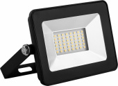 Прожекторы прожектор светодиодный sfl90-20 2835smd 20w 4000k ac220v/50hz ip65, черный в компактном корпусе 126*27*85 мм | 55075 | saffit выгодная цена