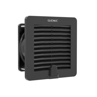 1Шкафы, боксы и аксессуары вентилятор с фильтром rv 50 м3/ч, 24 в dc, 150x150 мм, ip54, ral9005 | r5rv12024b | dkc выгодная цена
