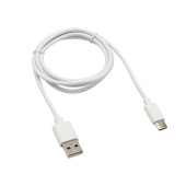 Разъемы, переходники, делители TV кабель usb-type-c/2a/pvc/white/1m/rexant |18-1895 | rexant выгодная цена