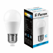 Лампы (источники света) лампа светодиодная, (13w) 230v e27 6400k g45, lb-950 | 38106 | feron выгодная цена