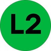 Знаки электробезопасности и оградительные ленты наклейка "l2" d=20мм proxima | an-2-15-1 | ekf выгодная цена