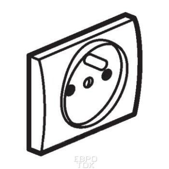 1Розетки, выключатели, звонки электрические лиц. панель для роз. 2к+з, фр. | 771227 | legrand выгодная цена