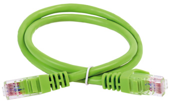 1Патч-корды коммутационный шнур кат. 6 utp pvc 15м зеленый | pc02-c6u-15m | itk выгодная цена
