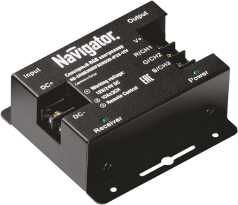 1Ленты светодиодные контроллер для светодиодной ленты led nd-crgb360sensor-ip20-12v 360/720вт12/24в ip20 | 71493 | navigator выгодная цена