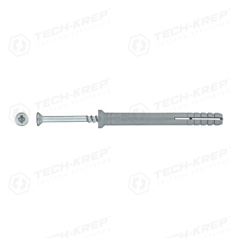 1Крепёж дюбель-гвоздь полипропилен пот. sm-l 6х60 (1000шт) - накл. ( 4,830 кг) | 125226 | tech-krep выгодная цена