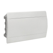 Шкафы, боксы и аксессуары щит распределительный щрв-п-18 "slimbox" белая дверца ip41 proxima | sb-v-18w | ekf выгодная цена