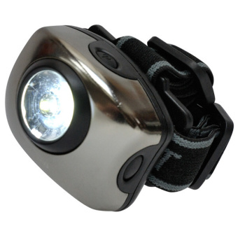 1Фонари фонарь налобный «bright eyes comfort» s-hl011-c gun metal алюм.корпус, 1 led, упаковка кламшелл, 3хааа н/к | 03212 | uniel выгодная цена