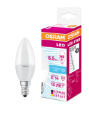 Лампы (источники света) лампа светодиодная led star classic b 6, матовая колба, е14 ledsclb60 6, 5w/840 230vfr e1410x1ru | 4058075134140 | osram выгодная цена