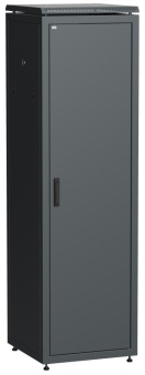 1Шкафы и стойки телекоммуникационные 19 шкаф сетевой 19" linea n 47u 600х800 мм металлическая передняя дверь черный | ln05-47u68-m | itk выгодная цена