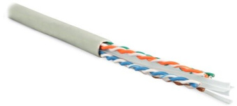 1Кабель витая пара (UTP, FTP) кабель витая пара uutp4-c6-s23-in-lszh-gy-305(305м)u/utp,кат.6,4п.(23awg),одн.(solid),с разд.,lszh,нг(a)-hf,–20°c–+75°c,сер. | 42048 | hyperline выгодная цена