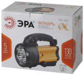 Фонари фонарь прожекторный pa-604 альфа 3x1вт led smd, литий 3ач, сигнал.св., зу 220v+12v, карт] | б0031035 | эра выгодная цена