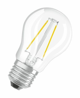 1Лампы (источники света) лампа светодиодная led retrofit classic p 15 cl 1,5 w/2700k e27 | 4058075434325 | osram выгодная цена