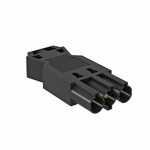 1Розетки, выключатели, звонки электрические разъем 3-полюсный modul45connect, вилка 16 а, 250 b (черный) (st-s gst18i3p sw) | 6108054 | obo bettermann выгодная цена
