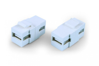 1Розетки, адаптеры и модули Keystone kj1-usb-a2-scrw-wh вставка формата keystone jack usb 2.0 (type a) под винт, rohs, белая | 251290 | hyperline выгодная цена