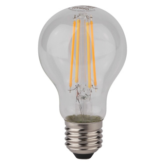 1Лампы (источники света) лампа светодиодная филаментная led star classic a 8w, прозрачная колба, е27 ledscla75 8w/827 230v fil e27 fs1 | 4058075055339 | osram выгодная цена