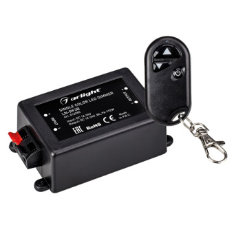 1Ленты светодиодные диммер ln-rf3b (12/24v, 96/192w, пду-брелок 3кн) | 012985 | arlight выгодная цена