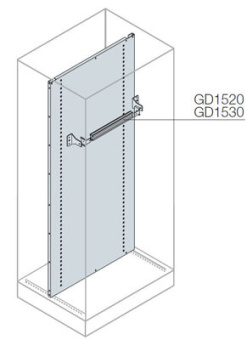 1Шкафы, боксы и аксессуары dinрейка с кронштейнами 24din-мод,l=600 | gd1520 | abb выгодная цена