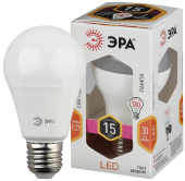 Лампы (источники света) лампа светодиодная led a60-15w-827-e27 (диод, груша, 15 вт, тепл, e27) (10/100/1500) | б0050281 | эра выгодная цена