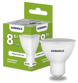 Лампы (источники света) лампа светодиодная par16 софит 8вт 230в 4000к gu10 generica | ll-par16-08-230-40-gu10-g | iek выгодная цена