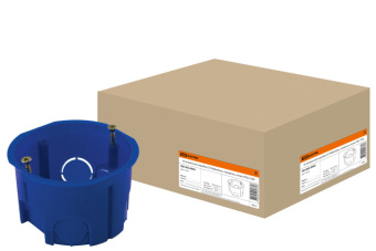 1Коробки распределительные коробка установочная 68х45 с саморезами | sq1402-0002 | tdm выгодная цена