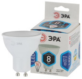 Лампы (источники света) лампа светодиодная led mr16-8w-840-gu10 (диод, софит, 8вт, нейтр, gu10) | б0036729 | эра выгодная цена