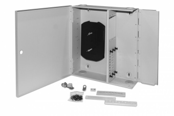1Оптические компоненты СКС бокс оптич.fo-wbx-6xslt-w140h42-48un-gy унив.наст.,от8 до 48п.(sc,duplexlc,st,fc),со сплайс пласт.,без пиг.и прох.ад.,сер. | 250444 | hyperline выгодная цена