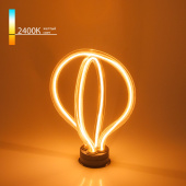 Лампы (источники света) лампа светодиодная art filament 8w 2400k e27 double round (bl151) декоративная светодиодная филаментная | a043993 | elektrostandard выгодная цена