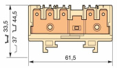 Клеммные соединения клемма hd6/9.5g, 5 quick-connect (fast on) 6,3x0,8мм, 6 мм. кв., вертикальные, с тестовым гнездом | 1sna160621r0200 | te выгодная цена