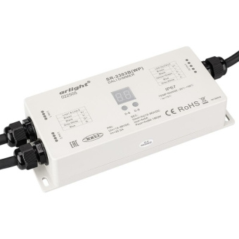 1Ленты светодиодные диммер dali sr-2303bwp (12-36v, 240-720w, 4 адреса, ip67) | 022505 | arlight выгодная цена